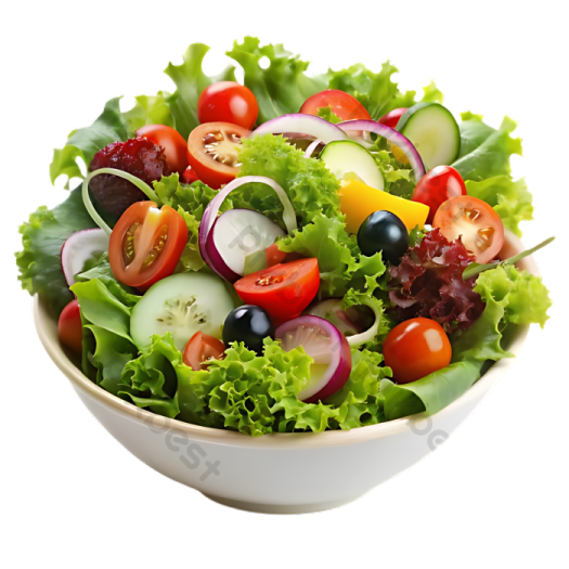 a white bowl filled with salad and vegetables