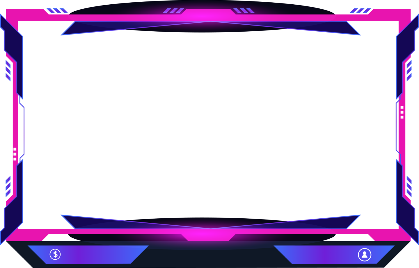 a laptop with a blank screen on it