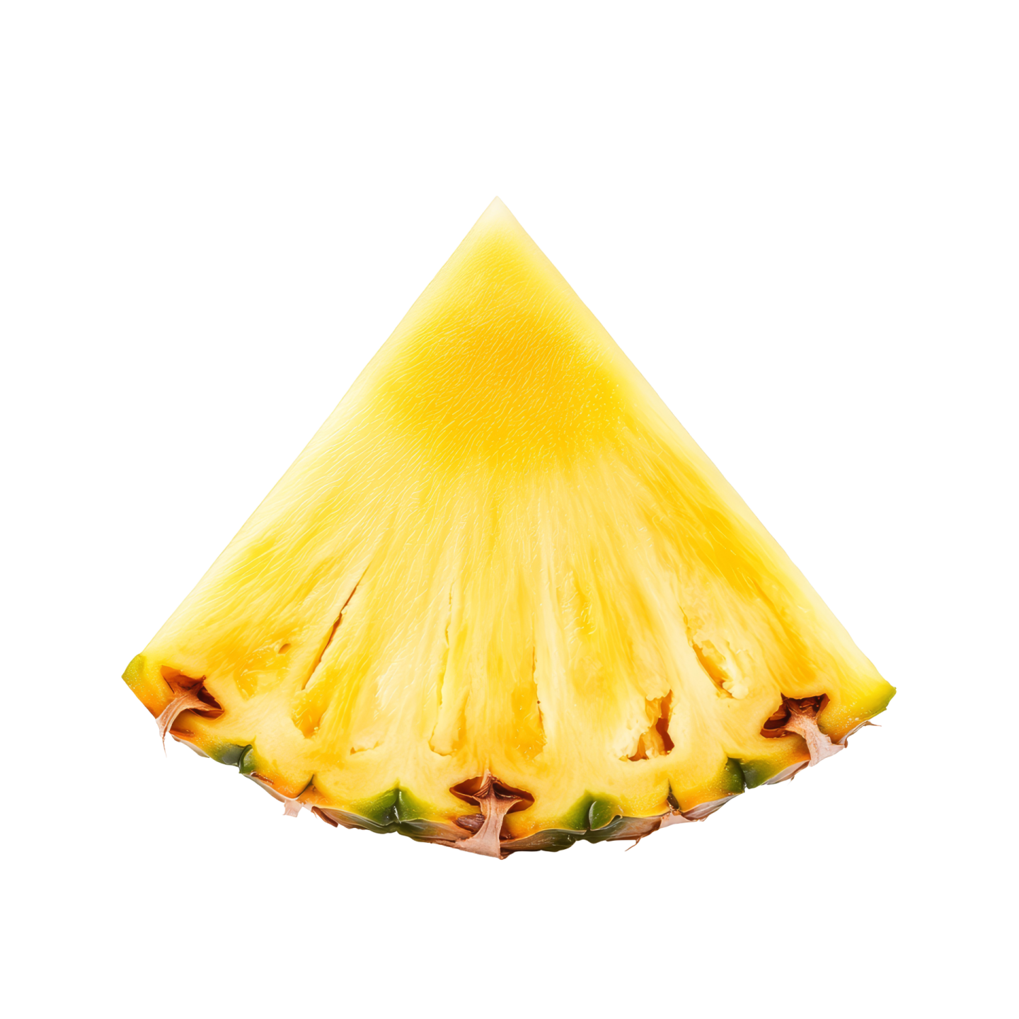 a piece of pine fruit