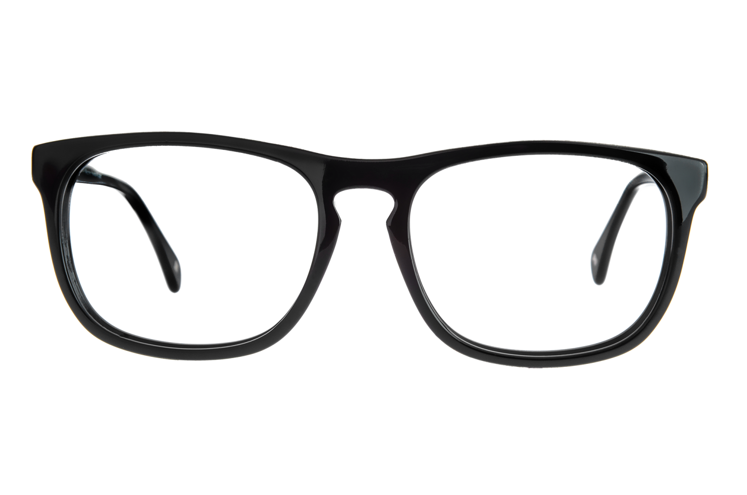 a pair of glasses on a white background