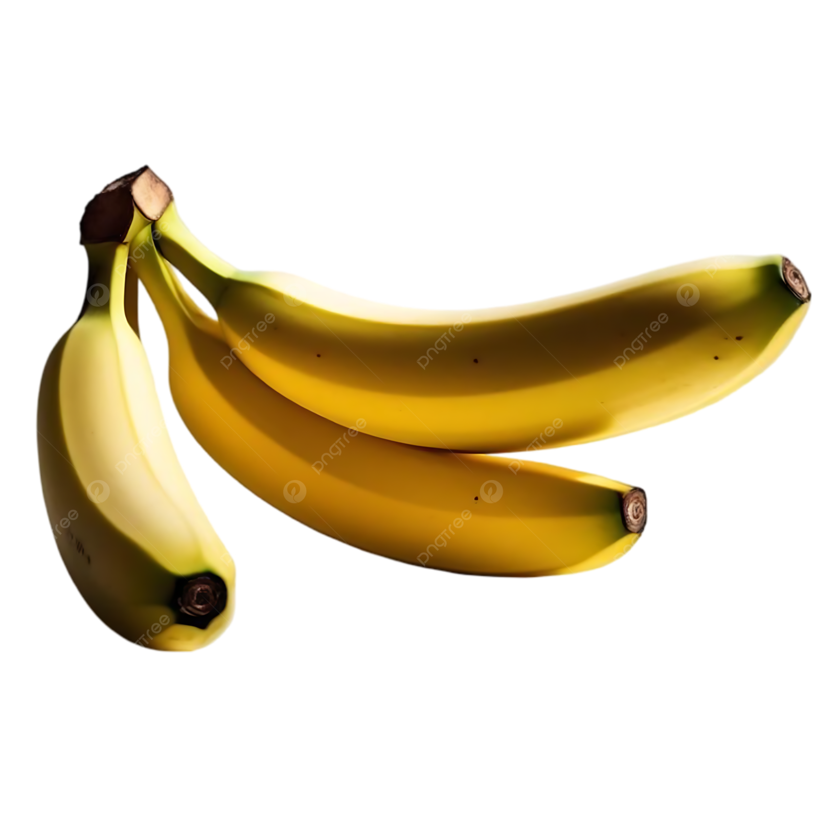 a bunch of bananas on a white background