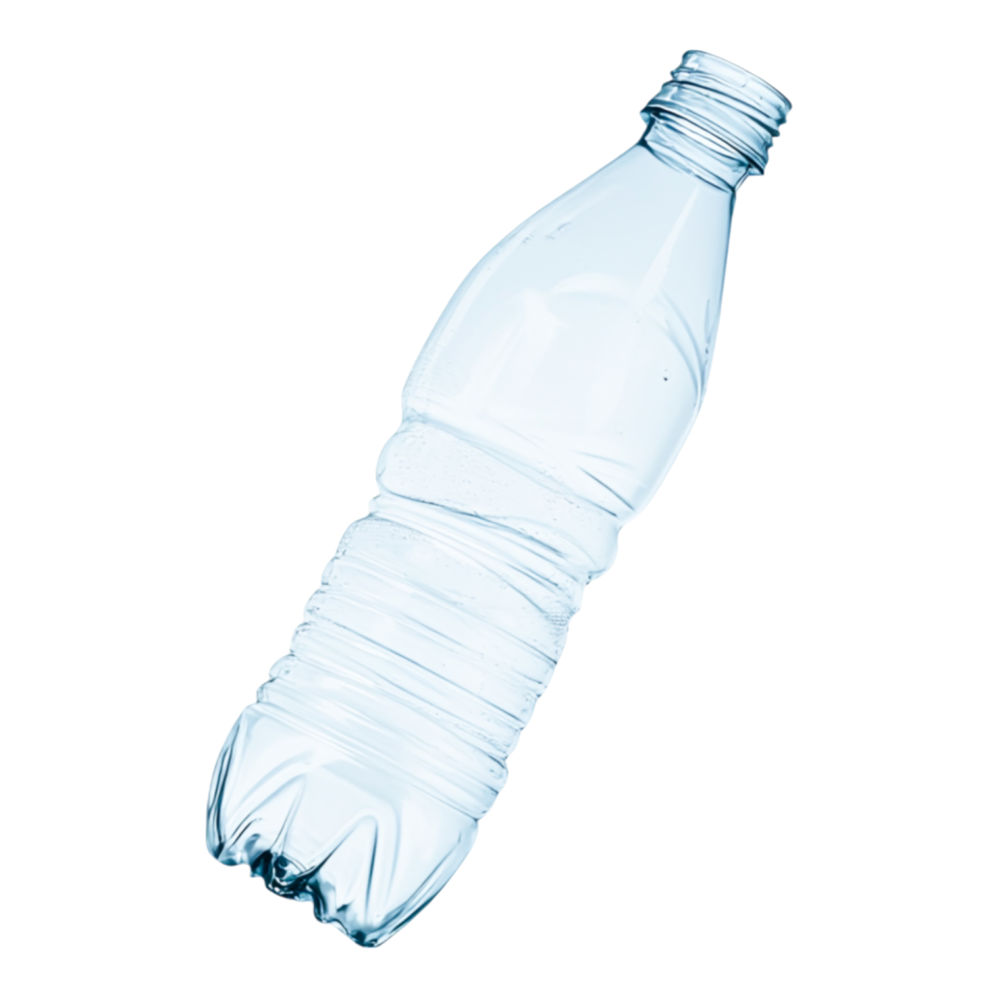 a bottle of water on a white background