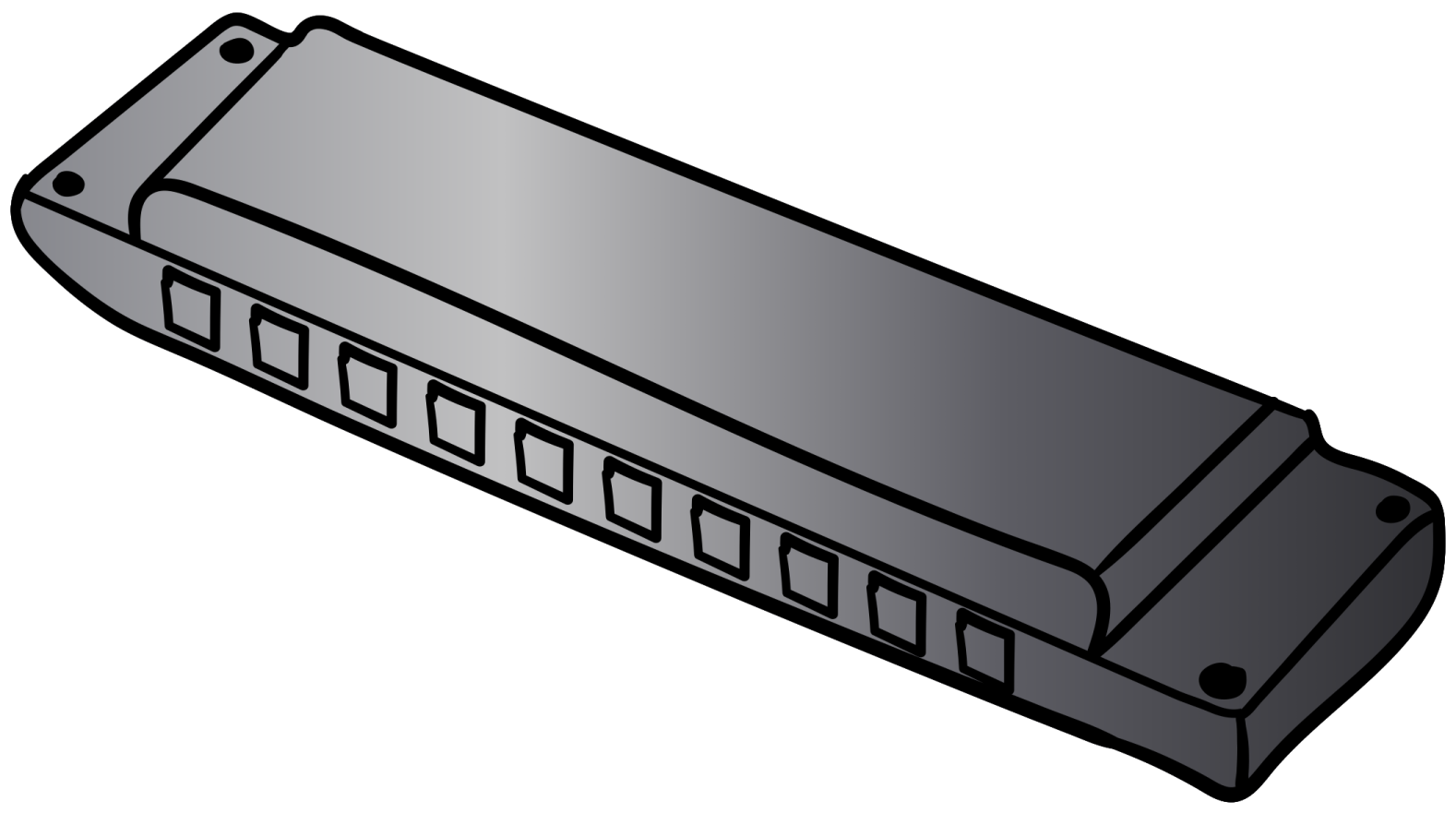 a black and white image of an electronic device