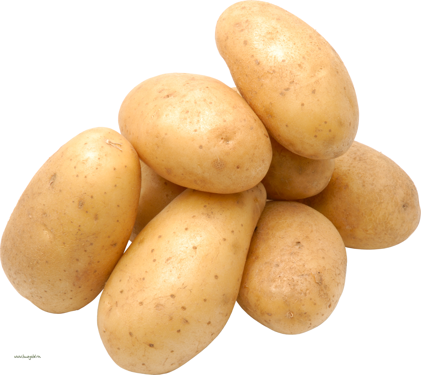 a pile of potatoes