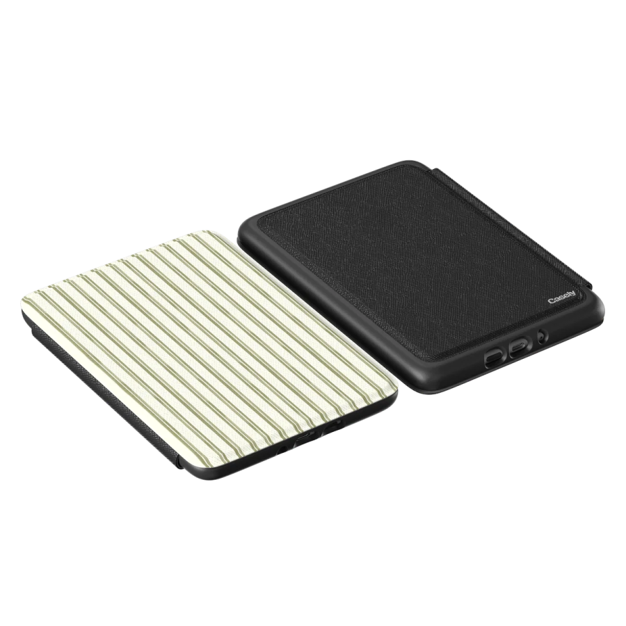 a black and white iphone case with stripes