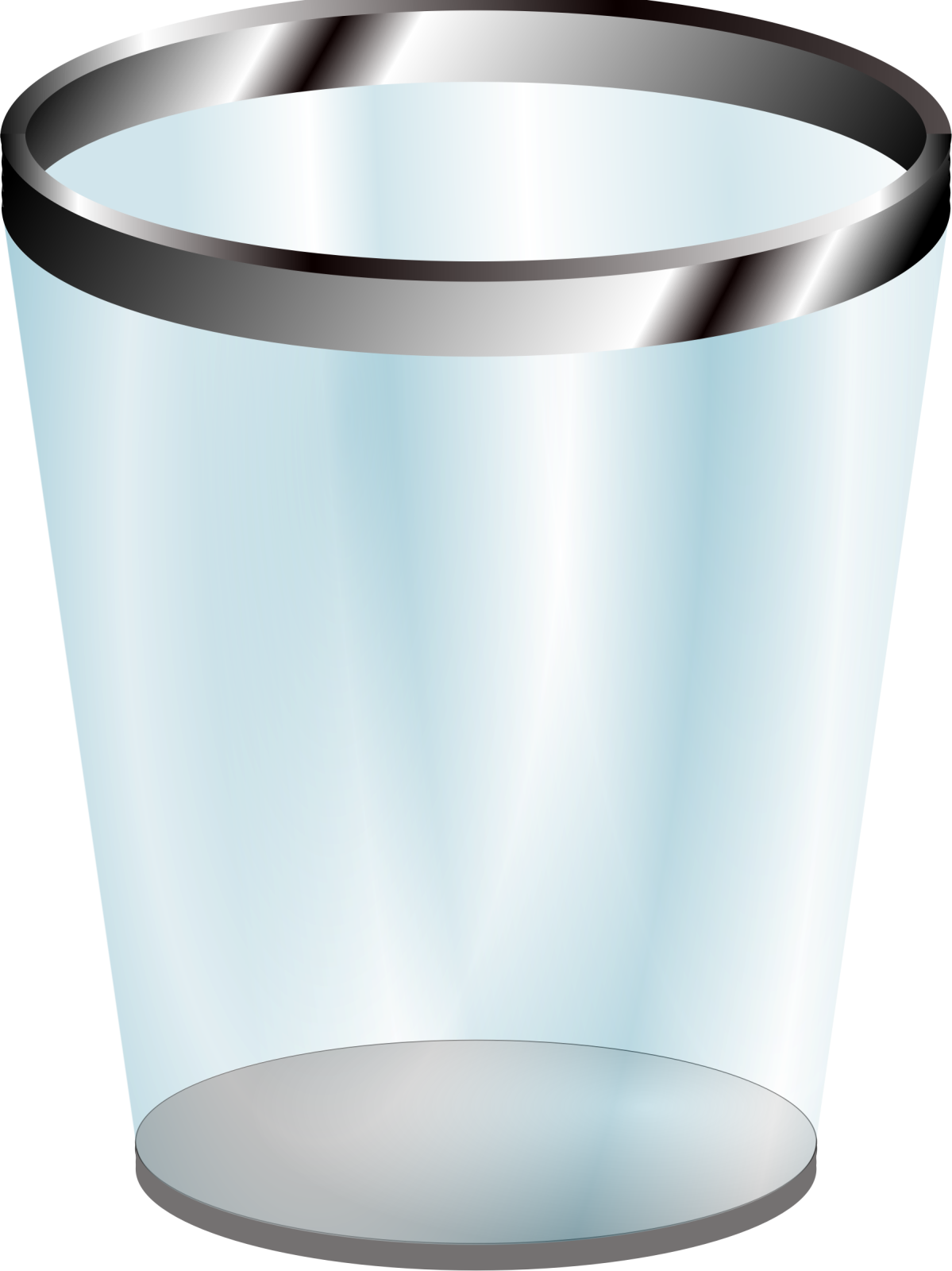 a glass filled with water