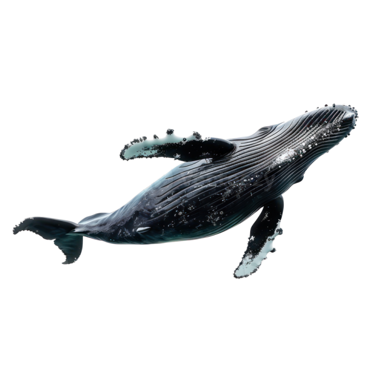 a whale jumping out of the water