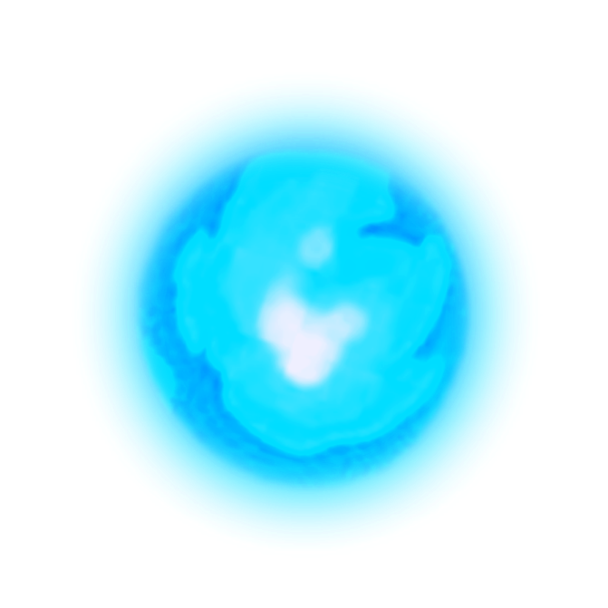 an image of a blue ball on white background