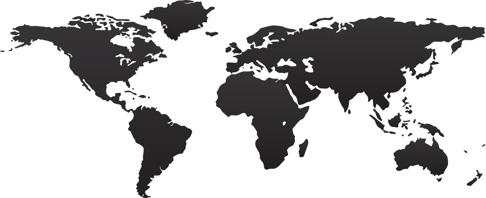 a black and white world map