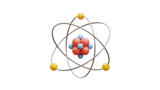 an image of the atom model