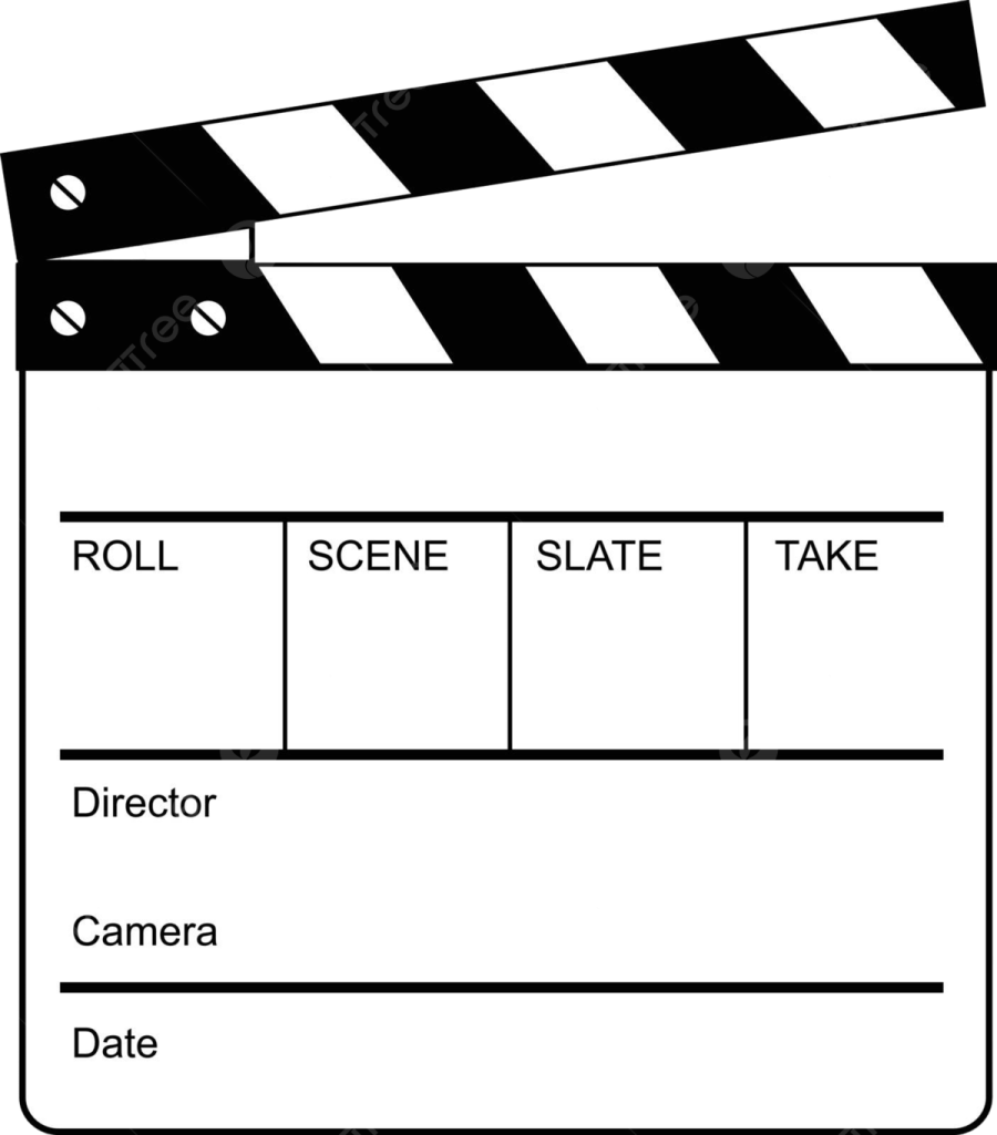 a movie clapboard with the words'roll scene take '