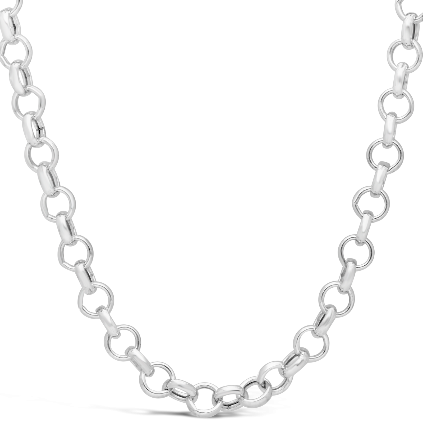 sterling silver link necklace