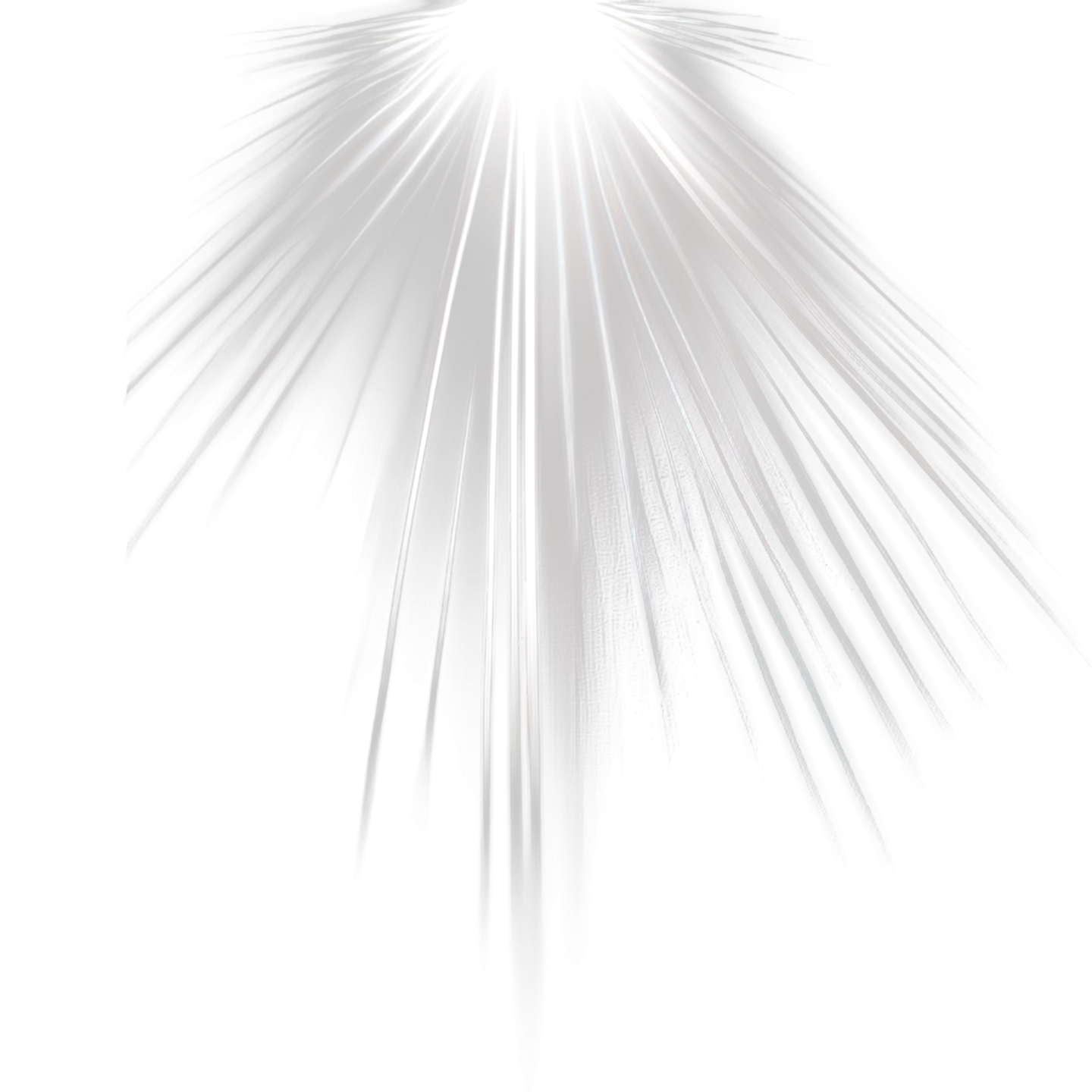 a white background with rays of light