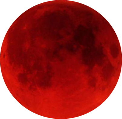 a red moon is shown in this image