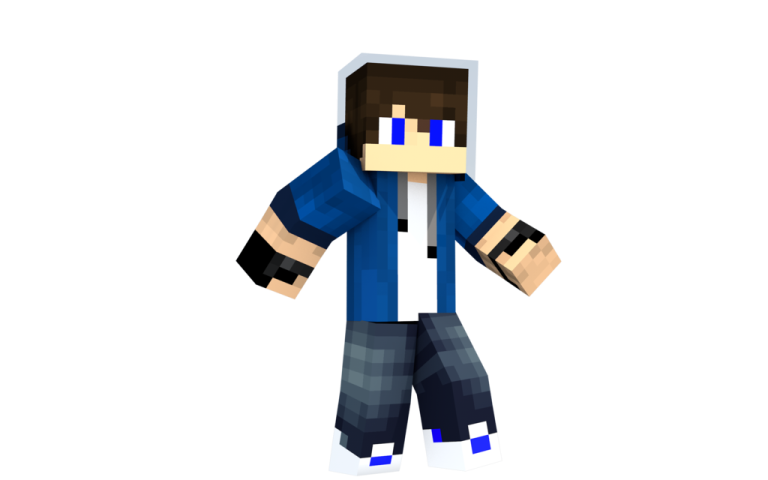 an image of a minecraft male in a blue shirt