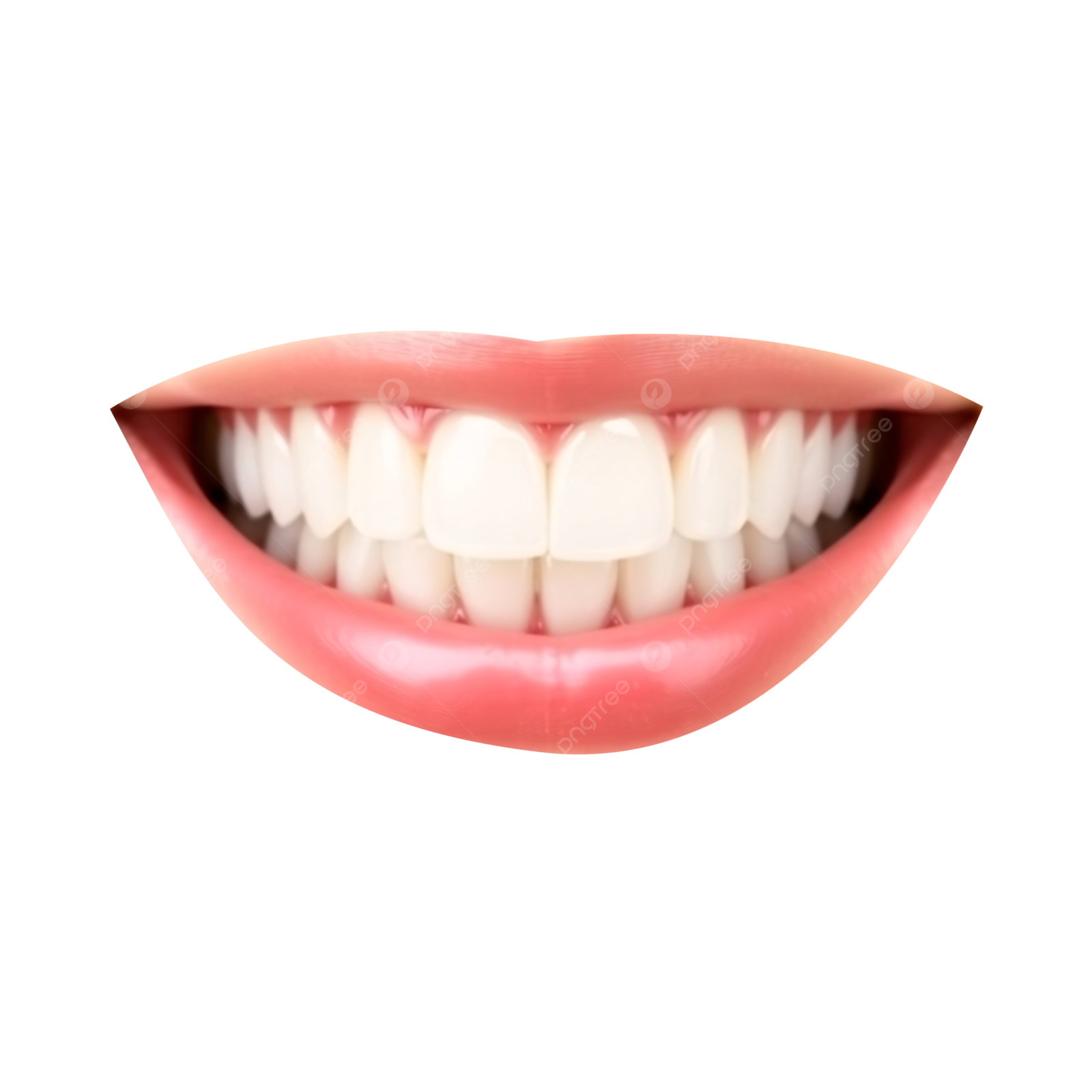 a woman's mouth with white teeth