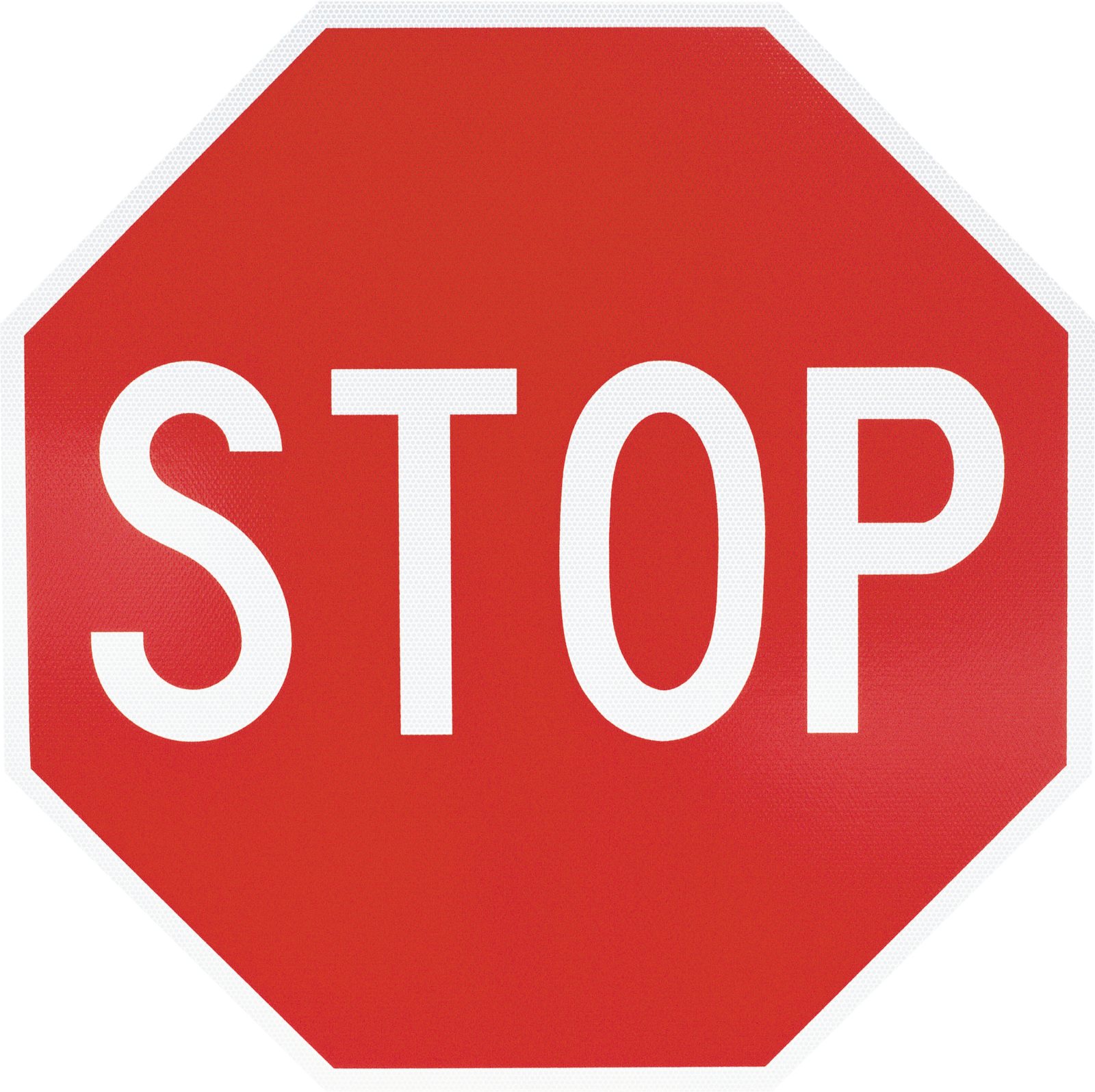 a red stop sign
