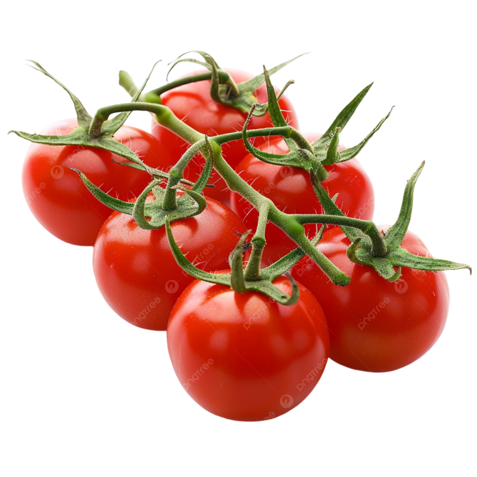 tomatoes on a white background stock photo