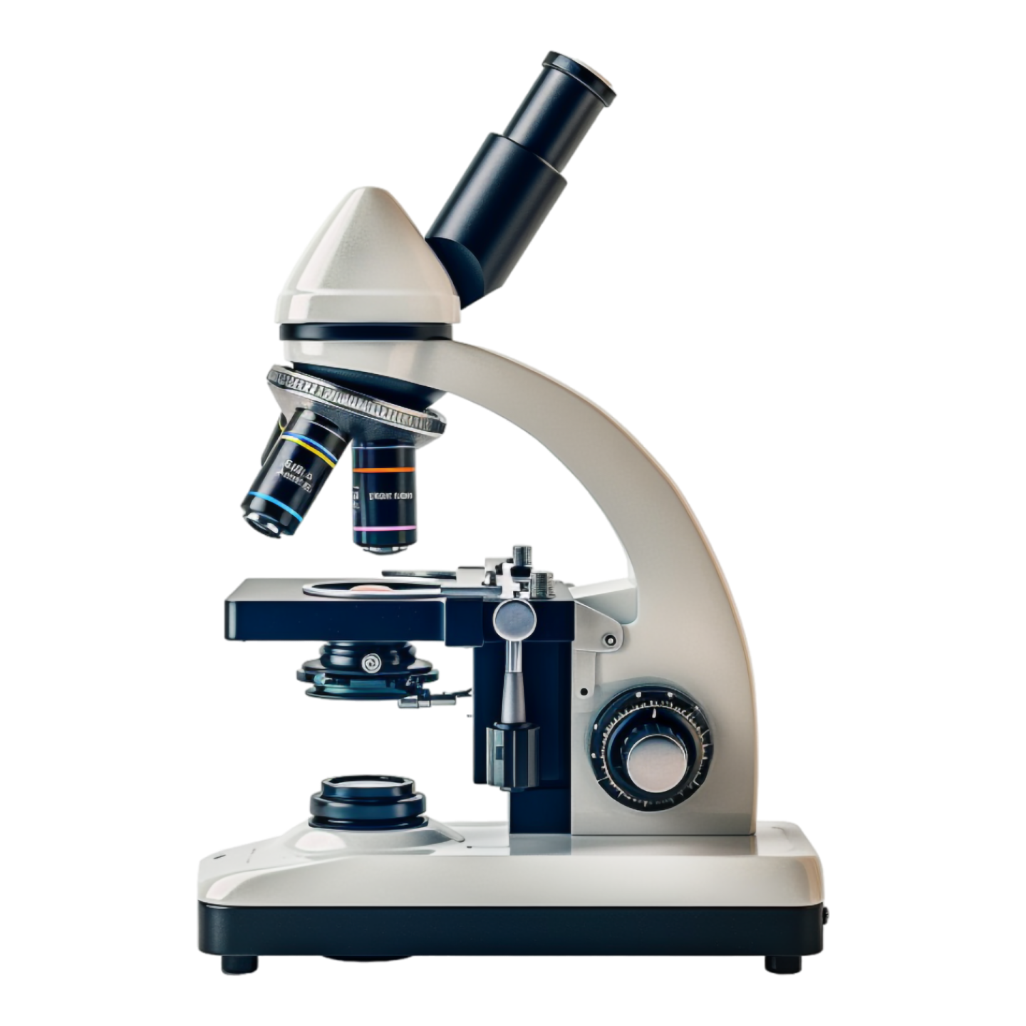 an image of a microscope on a white background