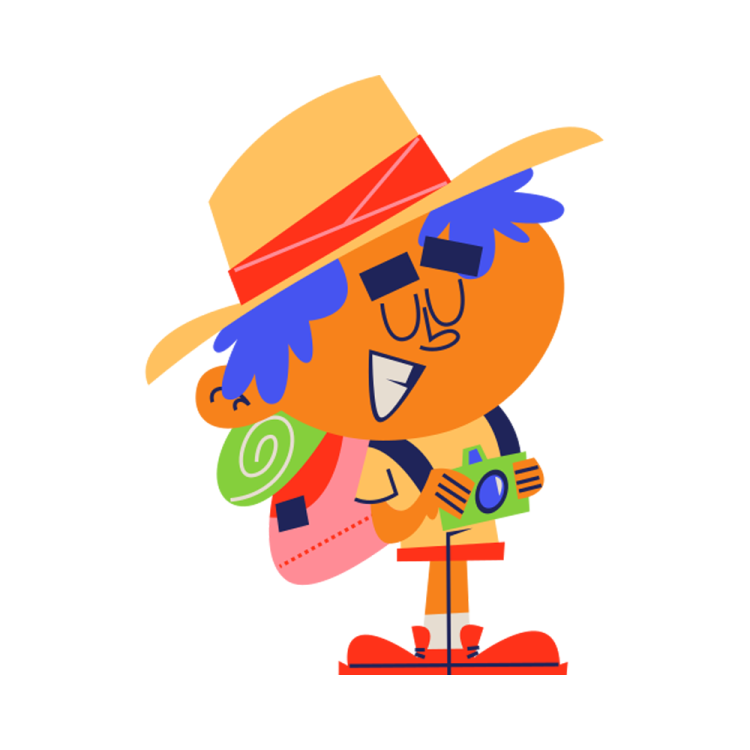 a person in a hat and glasses holding a cell