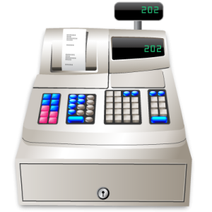 a cash machine with the numbers on it