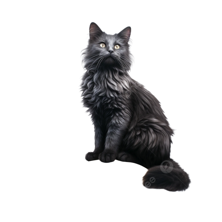 a black cat sitting on top of a ball