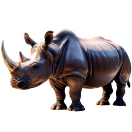an image of a rhino on a white background