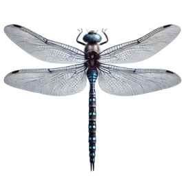 a blue dragon on a white background