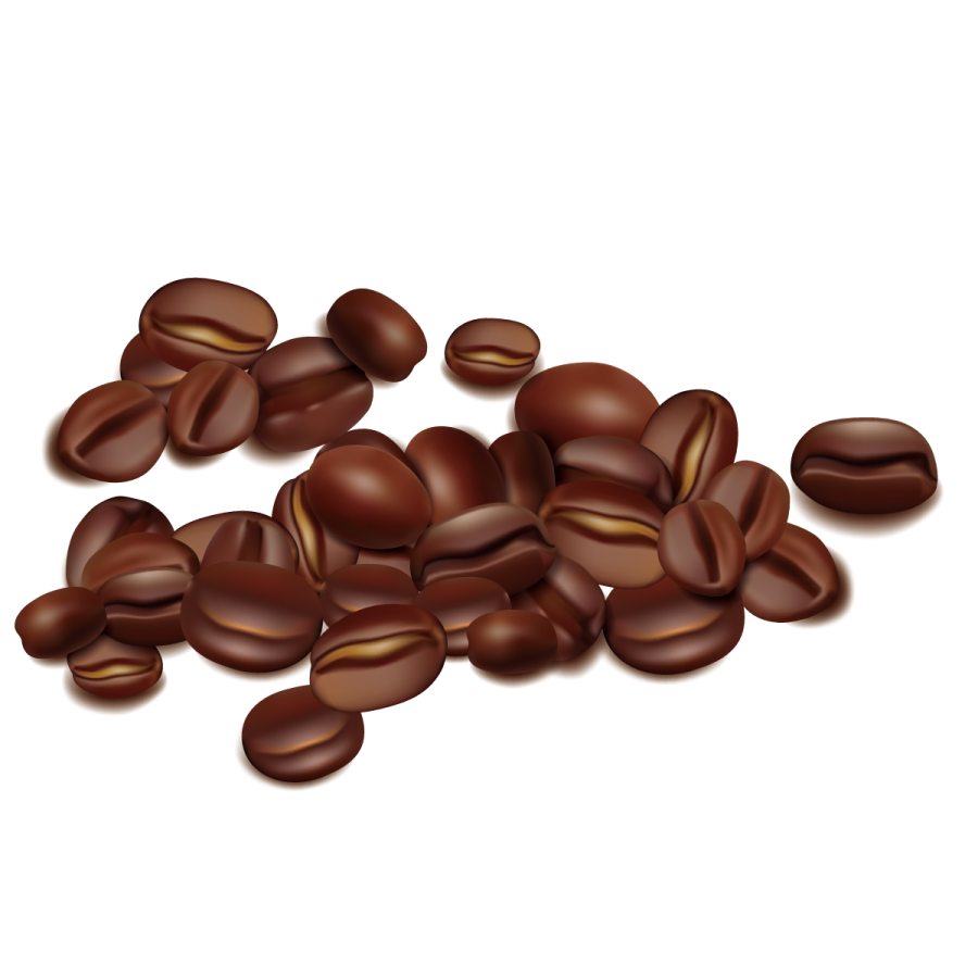a pile of coffee beans