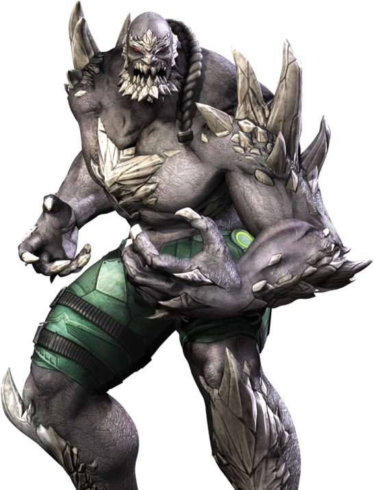 an image of a monster with horns and fangs