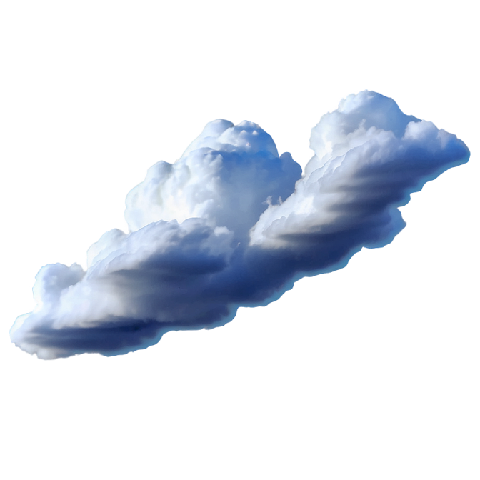 a cloud in the sky