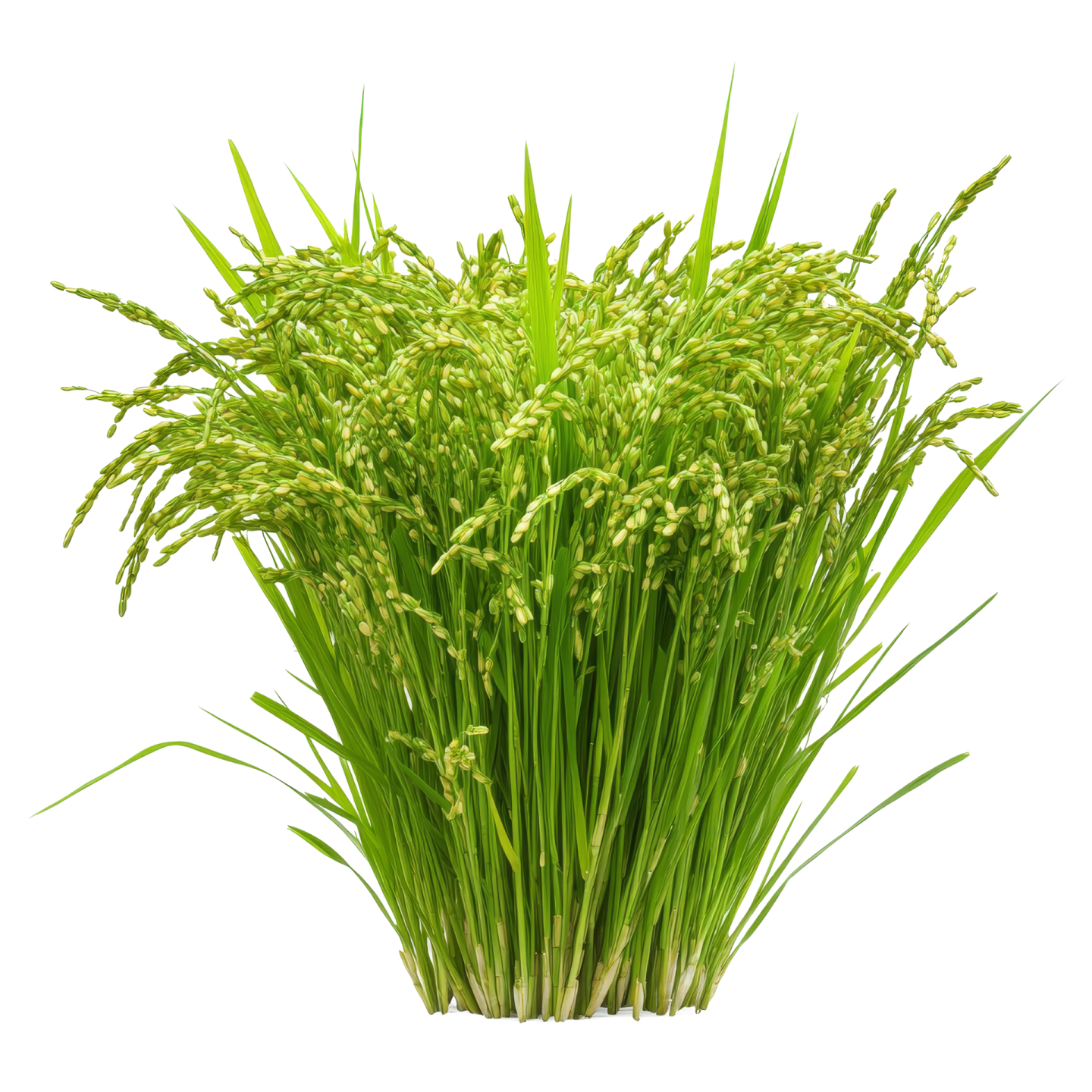 a bunch of grass on a white background