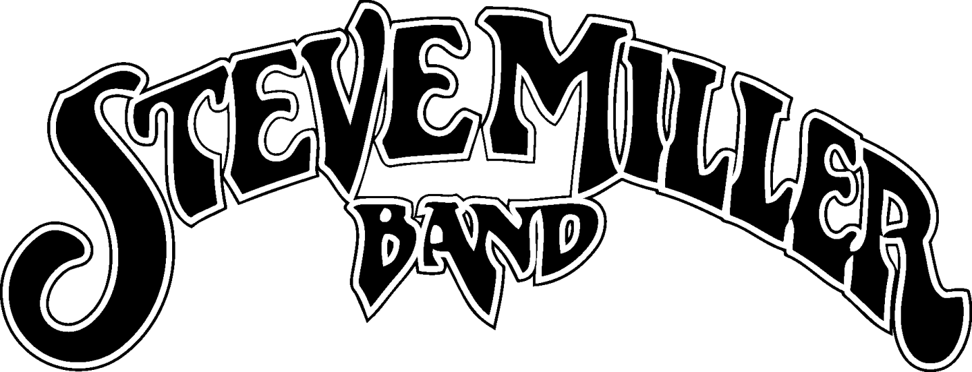 a black and white image of the logo for steve's band