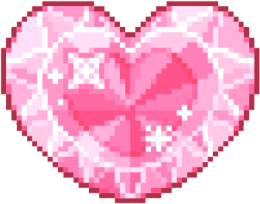 a pixel heart