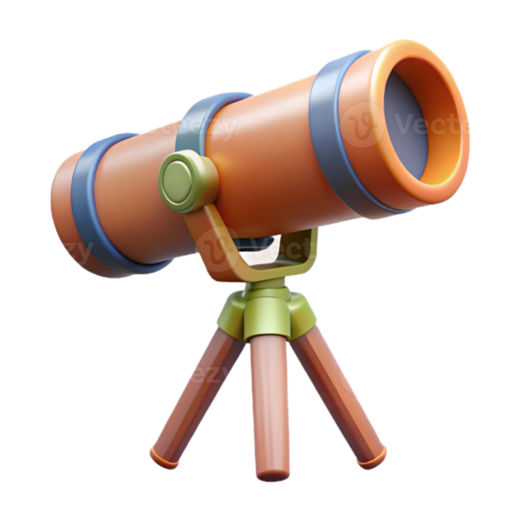 a telescope on top of a tripod