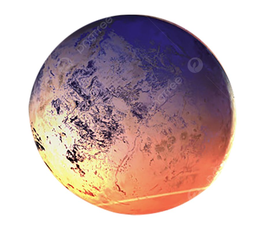 an image of a planet with the sun in the background