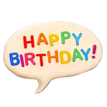 a birthday cake with the words happy birthday on it
