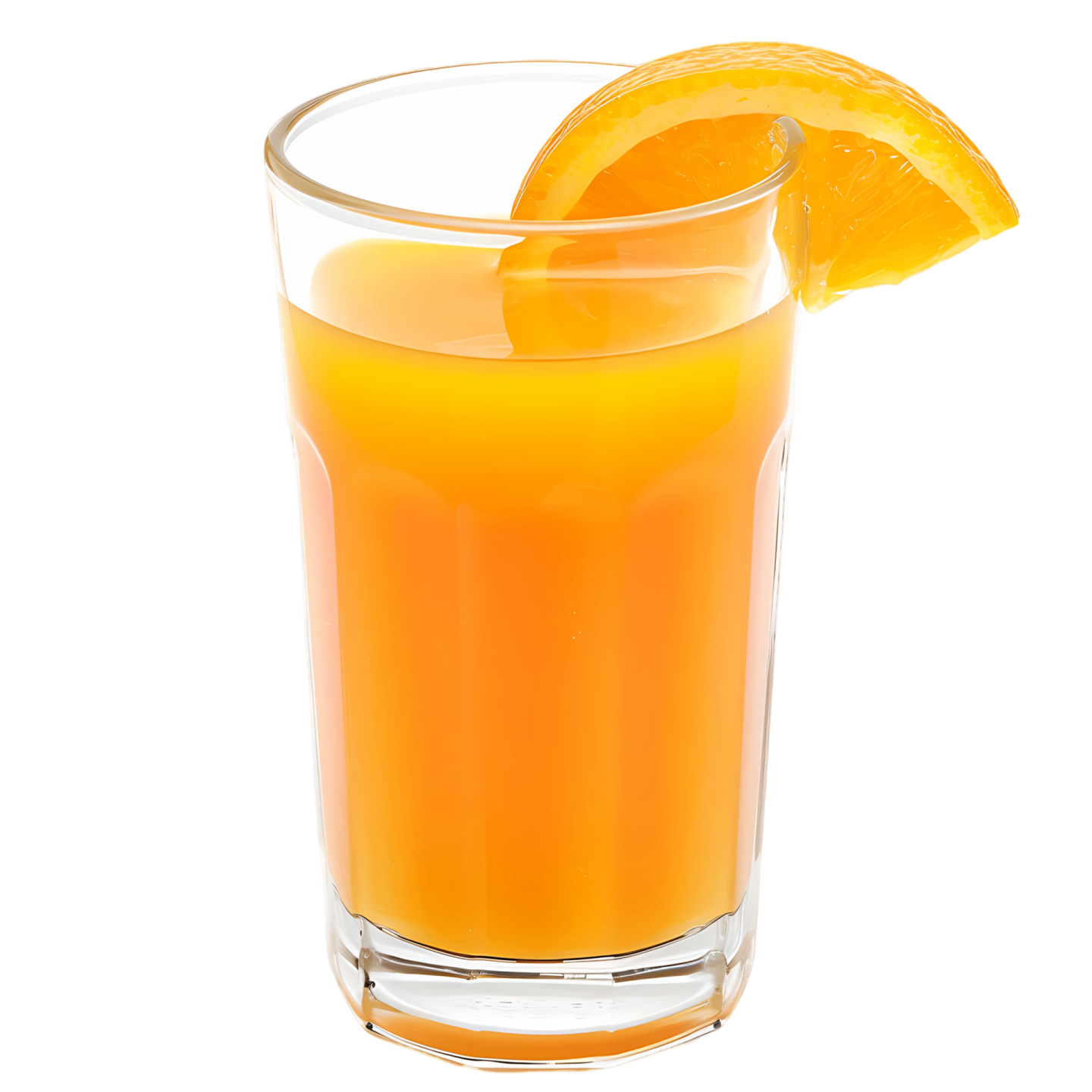 orange juice in a glass