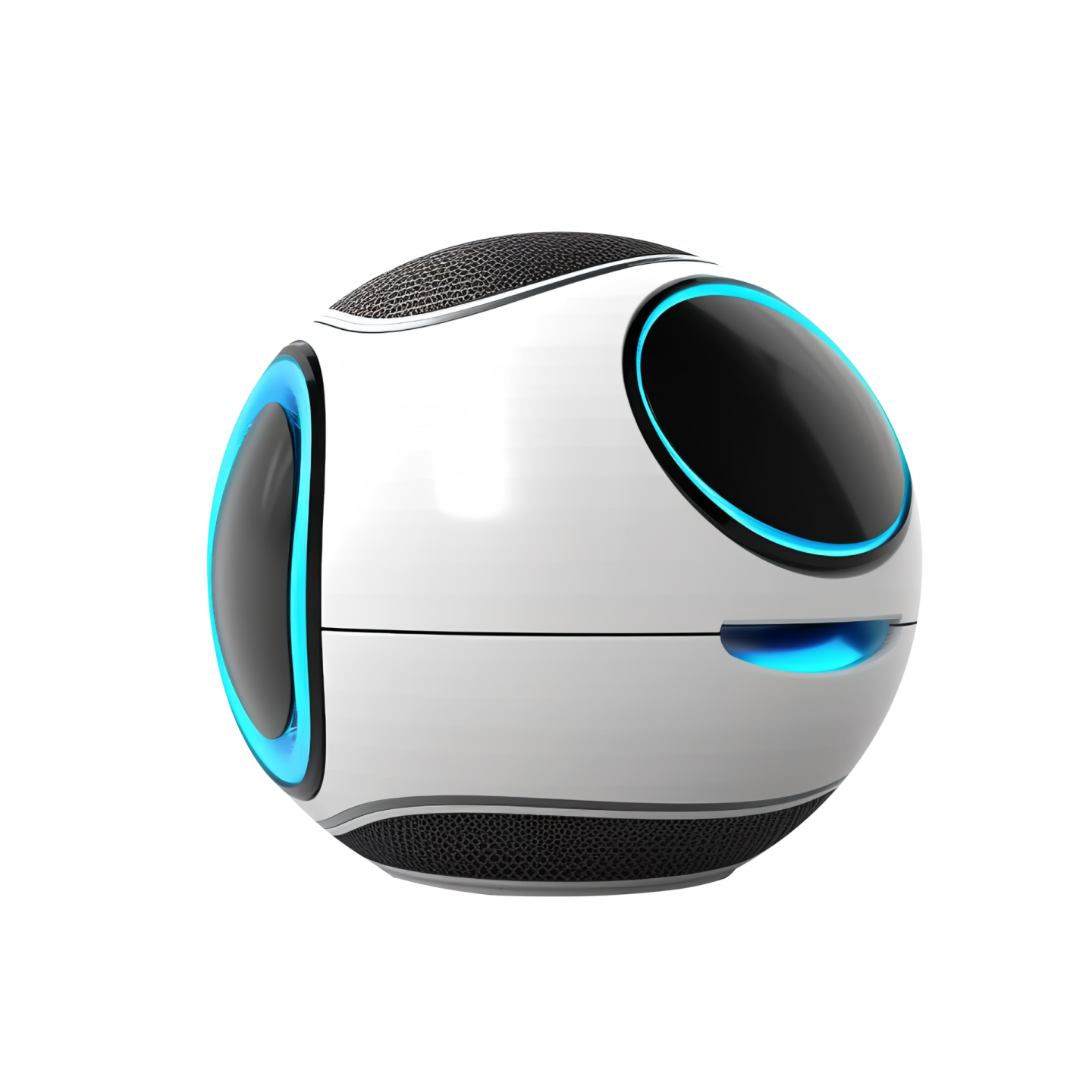 an image of a white and blue ball