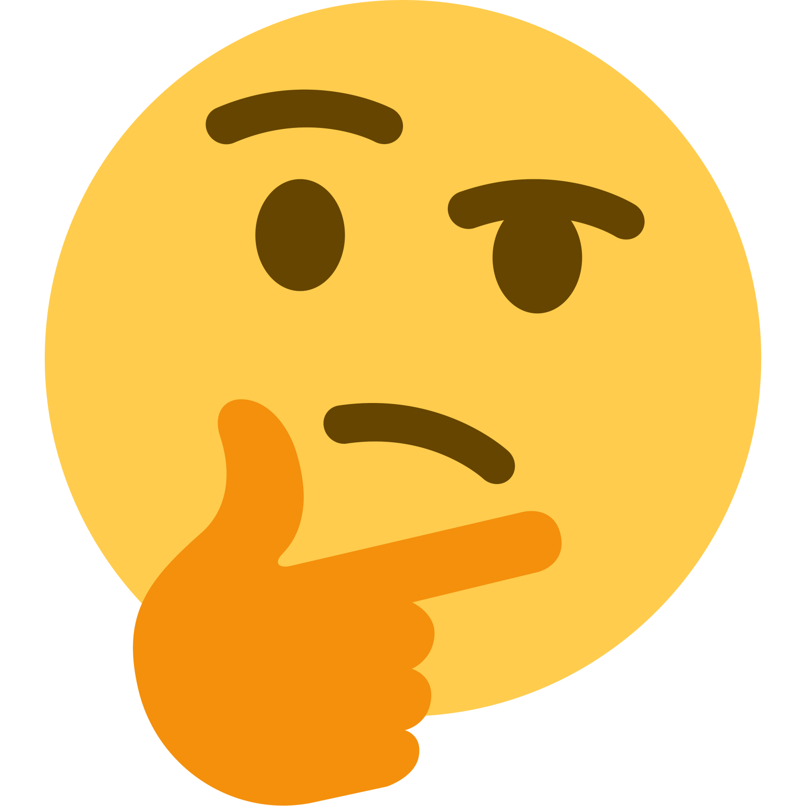 a yellow smiley face with a finger pointing at it