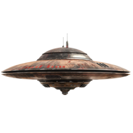 a star trek ship flying through the sky