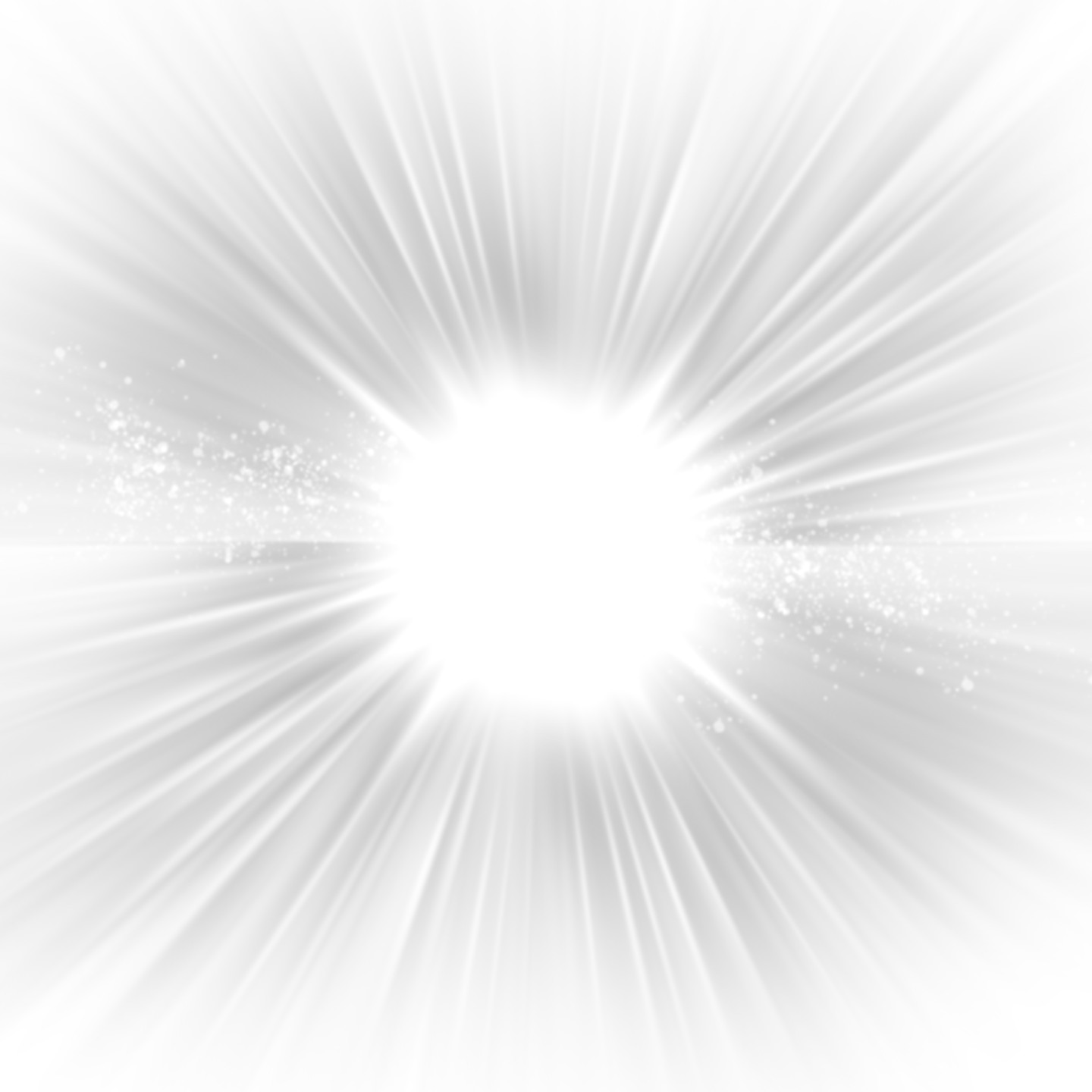 a white background with a burst of light