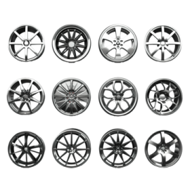 a set of alloy rims