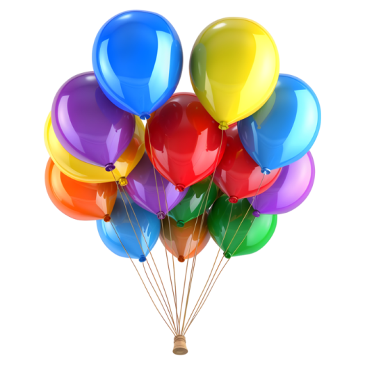 a bunch of balloons