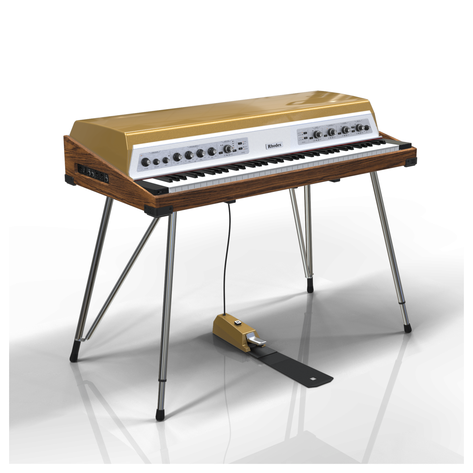 an electronic keyboard is shown in this image