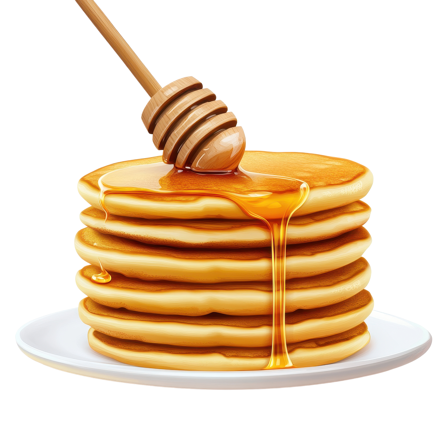 a stack of pancakes