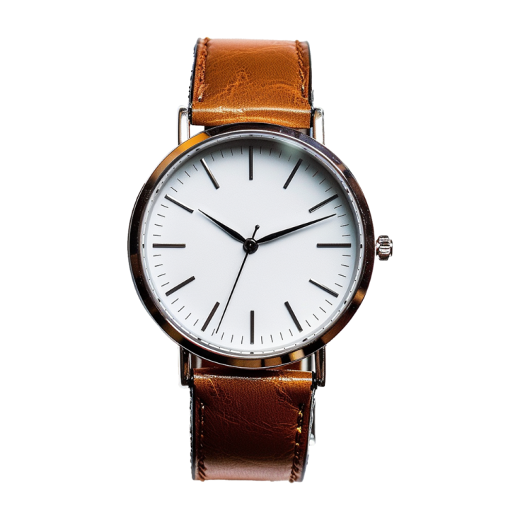 a watch on a white background