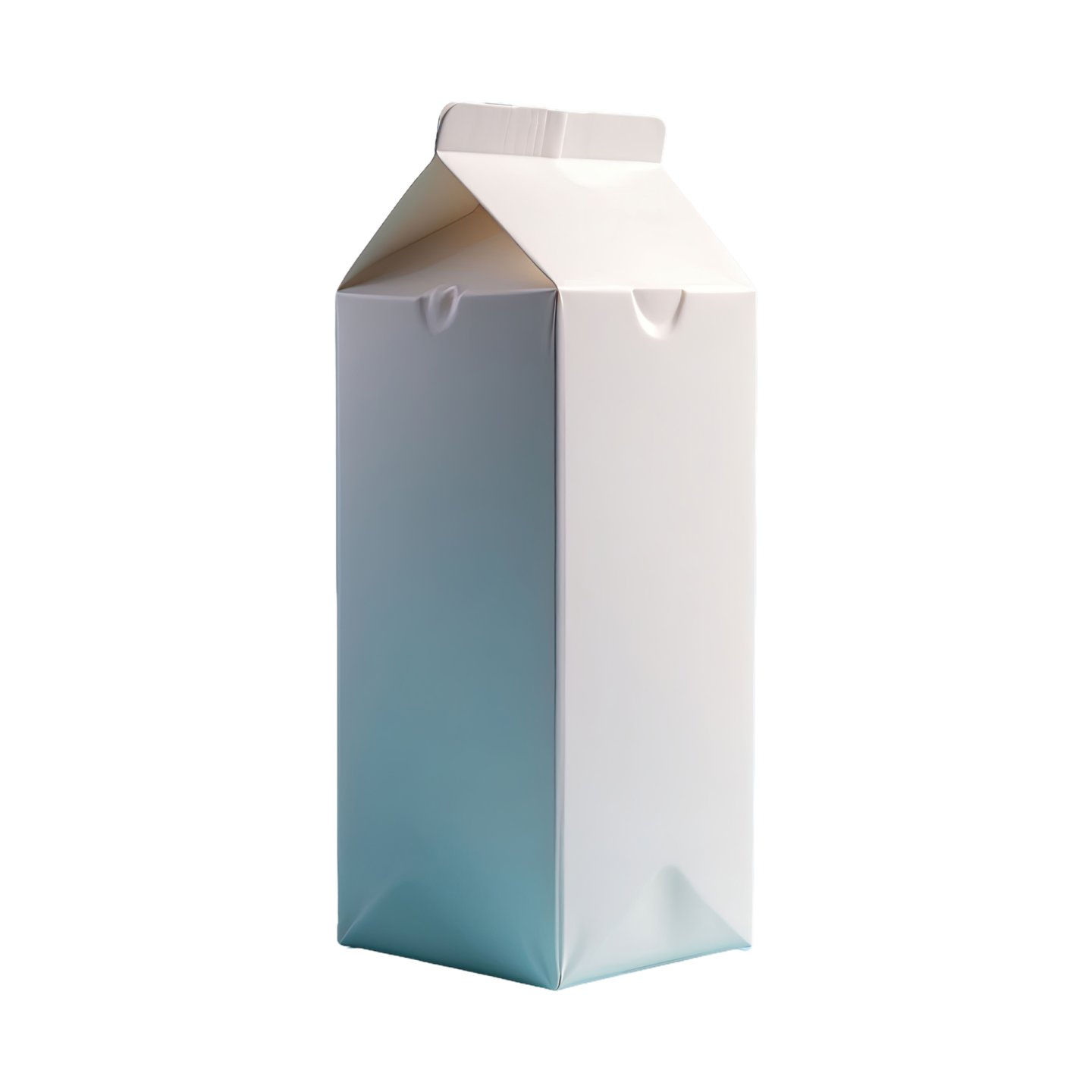 a white and blue milk carton