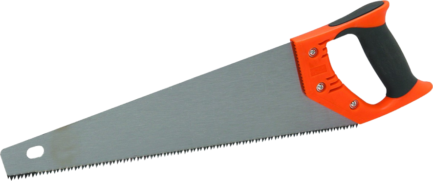 a black and decker saw on a white background