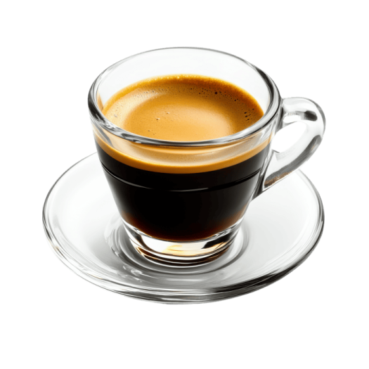 a cup of coffee on a saucer